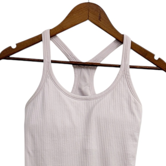 Lululemon Ebb to Street Racerback Tank in Pink Ribbed Size 6 - Picture 7 of 13